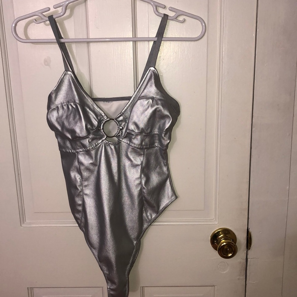 Leather bodysuit
